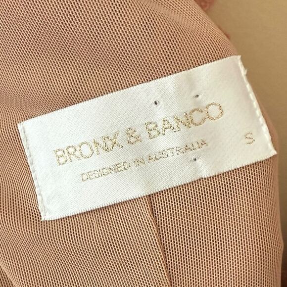 Bronx and Banco Megan Long Sleeve Mini Dress in Rose Pink Small (2-4 US) Women’s - Picture 5 of 12